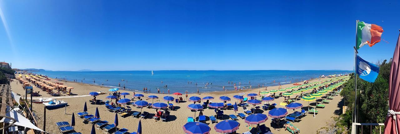 Hotel Villa Tramonto Direttamente Sul Mare San Vincenzo Exteriér fotografie
